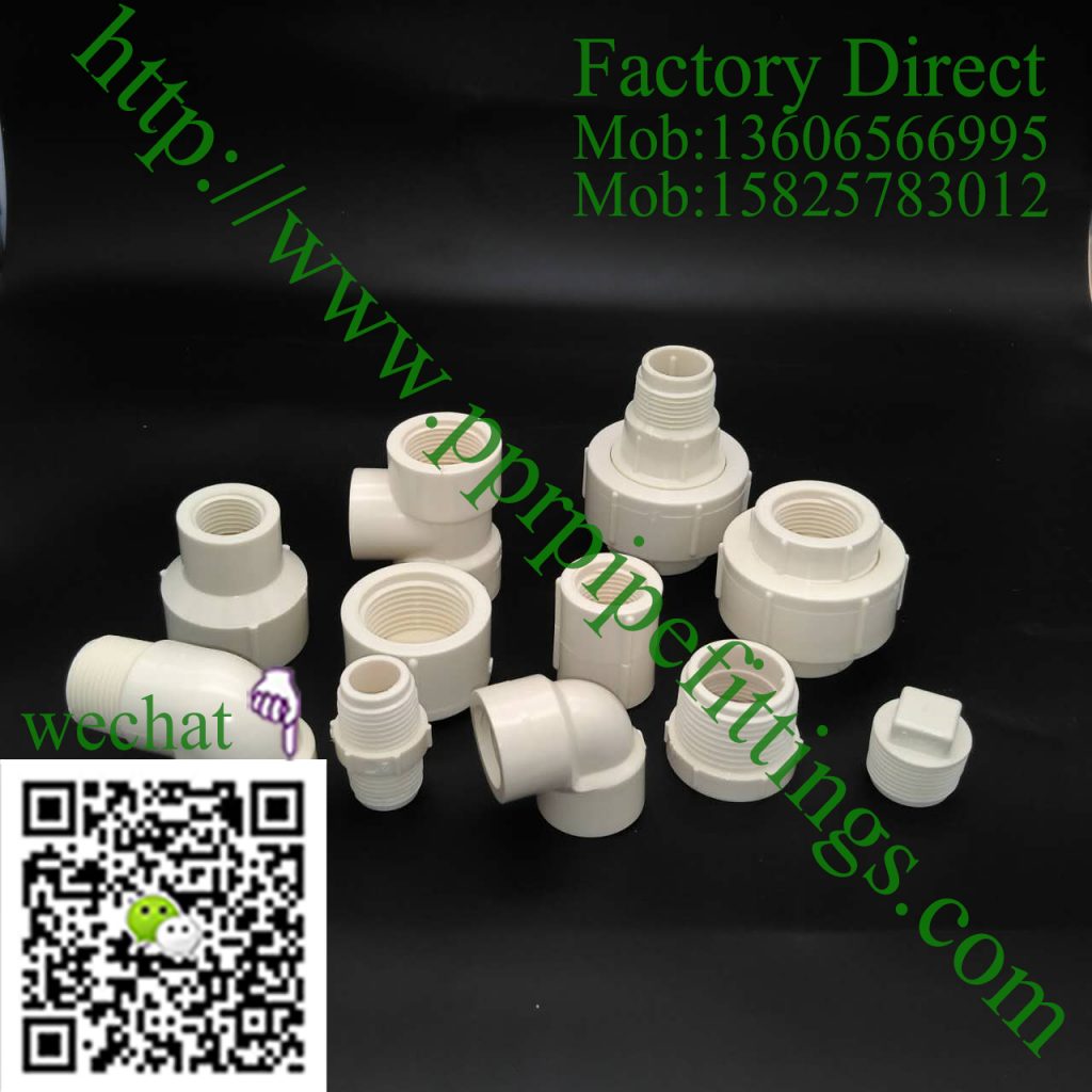 PVC BS4346 pipe fittings factory outlet