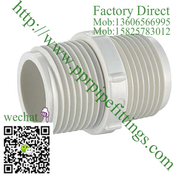 PVC BS4346 PIPE FITTINGS MALE THREAD COUPLING