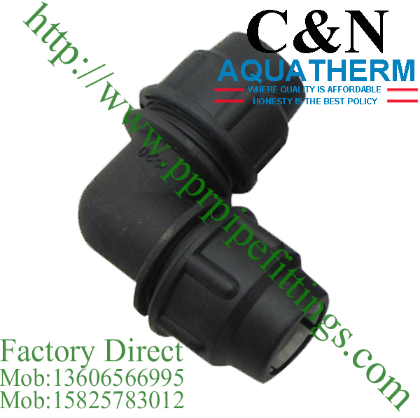 hdpe compression fittings elbow