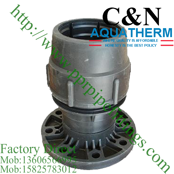 hdpe compression fittings flange coupling