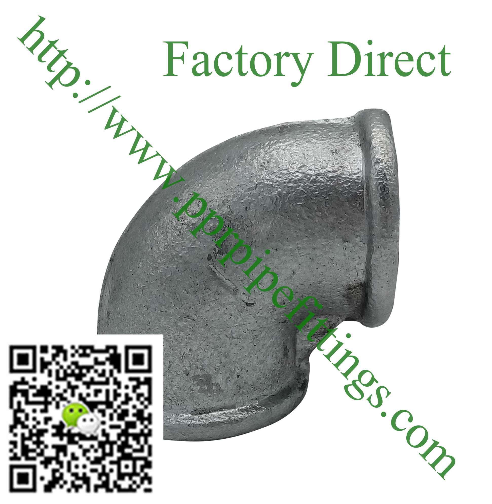 hot dipped beaded cast iron fittings elbow