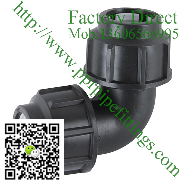 pp compression fittings elbow