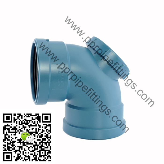 pp silent drainage pipe fittings inspection elbow